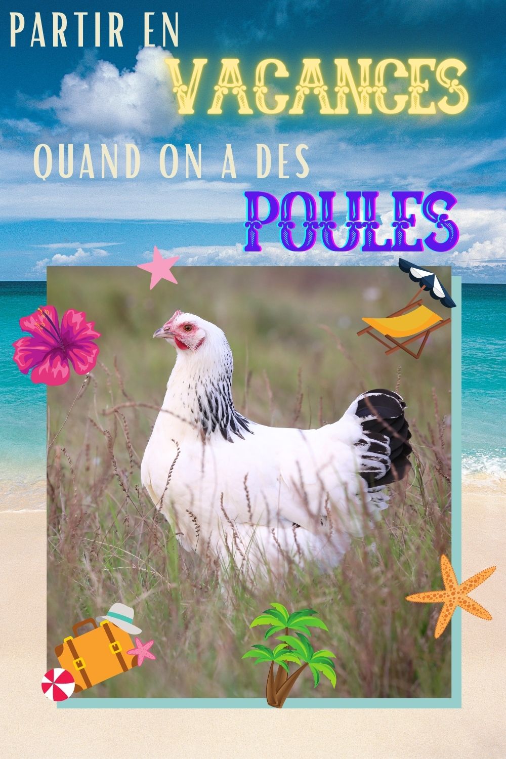 Partir en vacances quand on a des poules