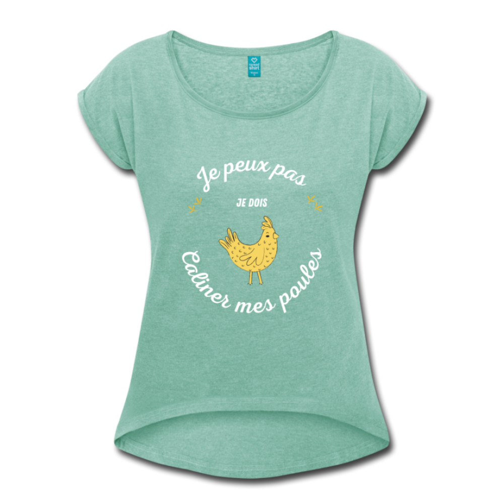 Spreadshirt Poule Fiction Deux Poulets Dangereux Cadeau Film Culte T