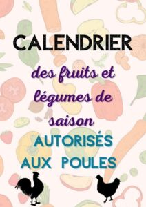 Fruits et légumes pour poules